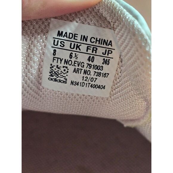 Adidas Z-Traxion Women Size 8 White/Pink Golf Cleats Golf Shoes - Picture 8 of 8